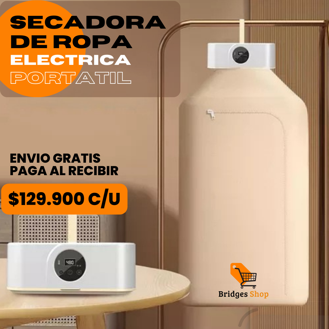 Secadora De Ropa Eléctrica Portatil