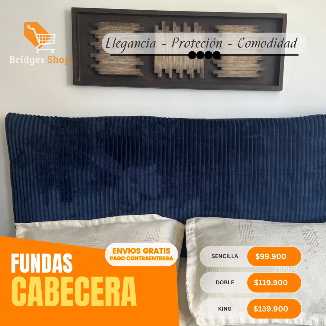 FUNDA PREMIUM PARA CABECERO DE CAMAS